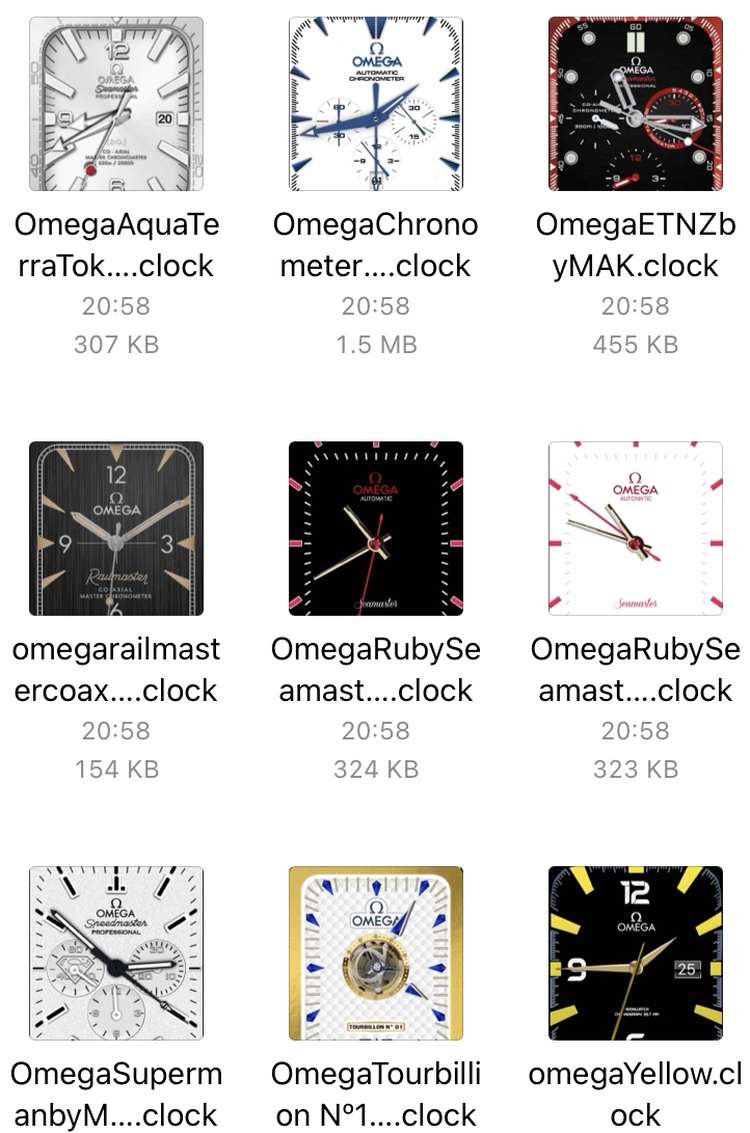 苹果手表 iwatch 表盘下载（安装教程+精品图片）