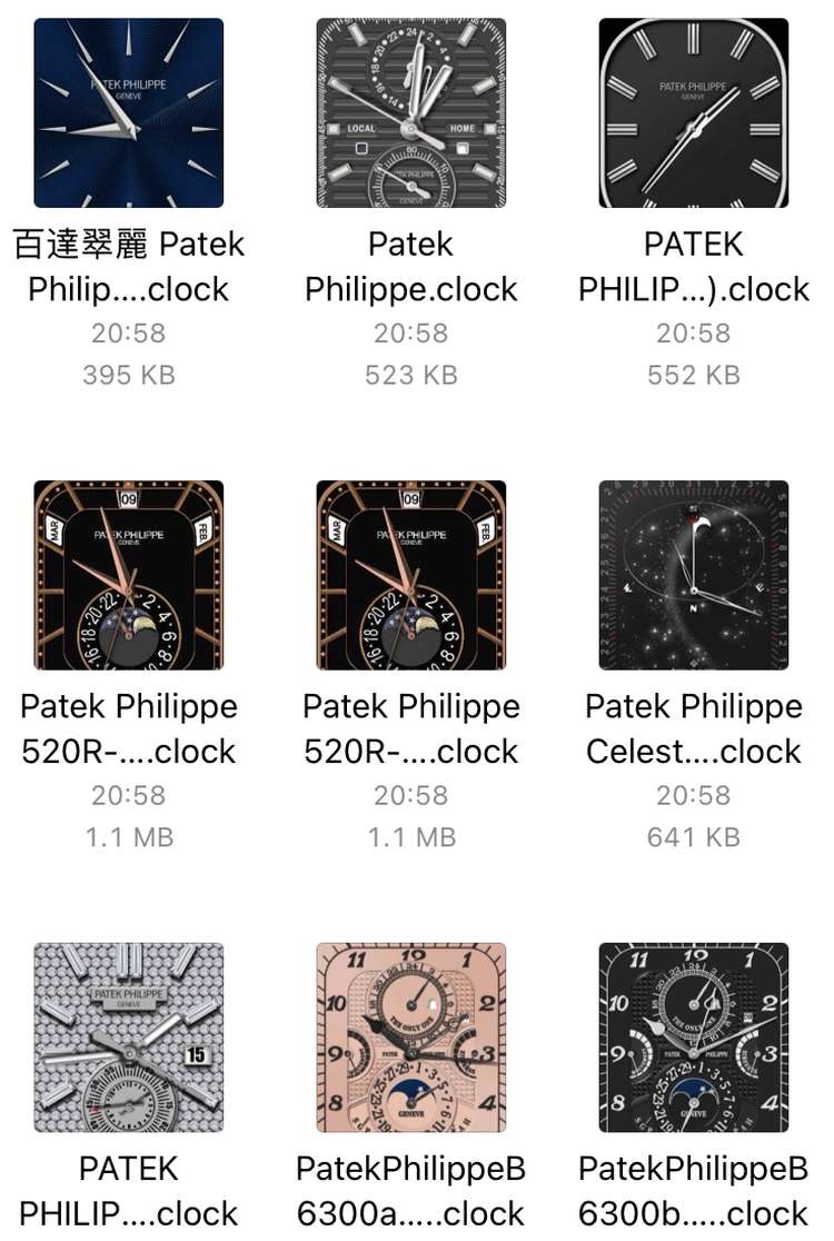 苹果手表 iwatch 表盘下载（安装教程+精品图片）